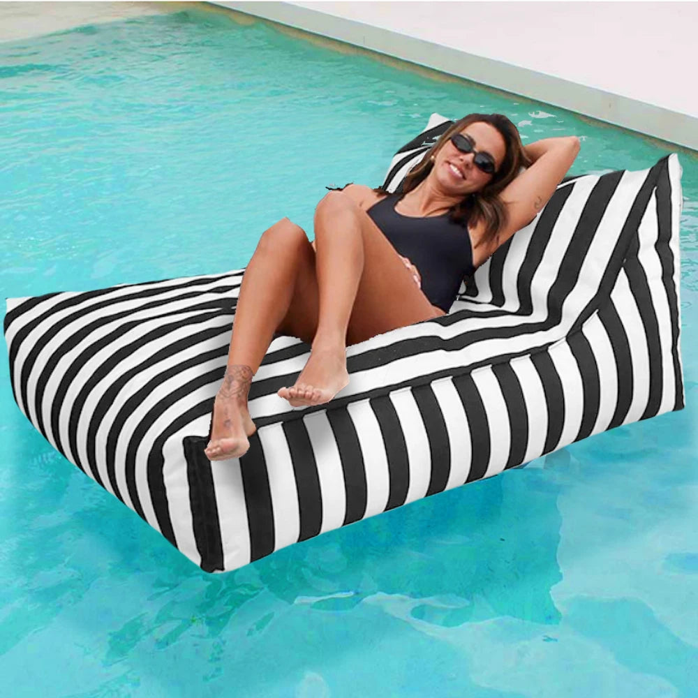 OTAUTAU Funda Impermeable Oxford para Puf Exterior, Tumbona Flotante SF343【¡No Incluye Relleno! ¡Necesita Comprar el Relleno por Separado!】