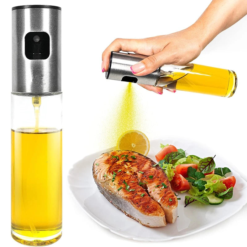 Pulverizador de aceite de oliva de 100 ml para cocinar, botella pulverizadora de aceite de oliva portátil, dispensador de aceite de oliva de cocina, pulverizador de niebla YY181