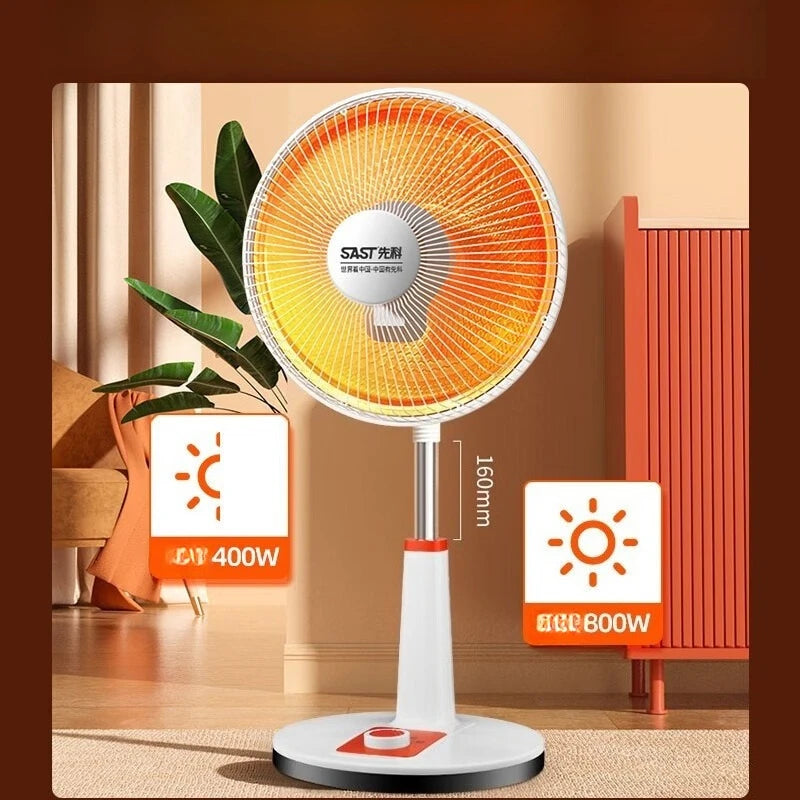Calentador Eléctrico Portátil para Patio Exterior Eficiente Energéticamente Calentamiento Rápido Silencioso Compacto Camping Balcón Brasero Fogata Aquecedor