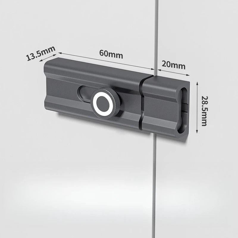 Anti-theft Old Door Lock Buckle Lock-adhesive Indoor Anti-locking Bolt No Punching Pins Latches Gate Hardware Home Improvement