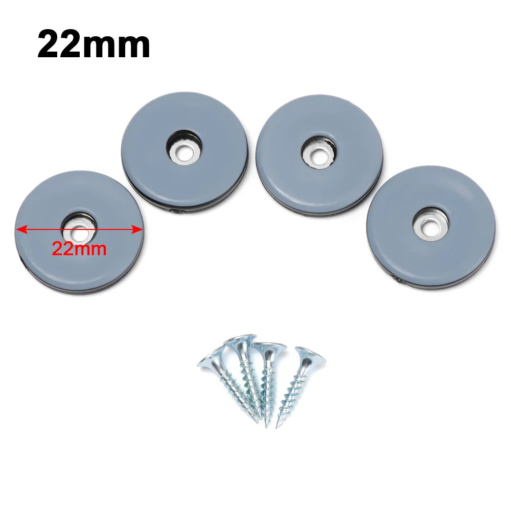 Deslizadores de patas de muebles de 4/8 piezas, almohadillas para mover muebles pesados fácilmente, protectores de bases de mesas, patas antidesgaste, alfombrilla con tornillos