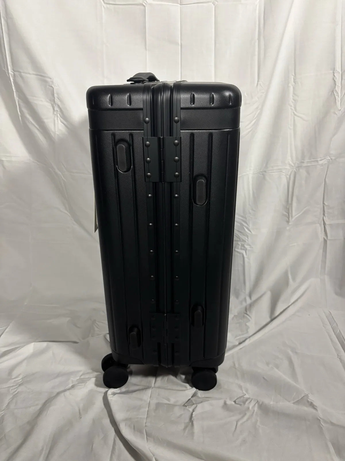 Carl Friedrik Carry-On Black Luggage Hard Shell Suitcase TSA Lock Spinner
