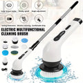 Cepillo de Limpieza Eléctrico Inalámbrico Rotatorio 9 en 1 - Fregadora Doméstica Multiusos para Limpieza Profunda de Baño, Cocina e Inodoro