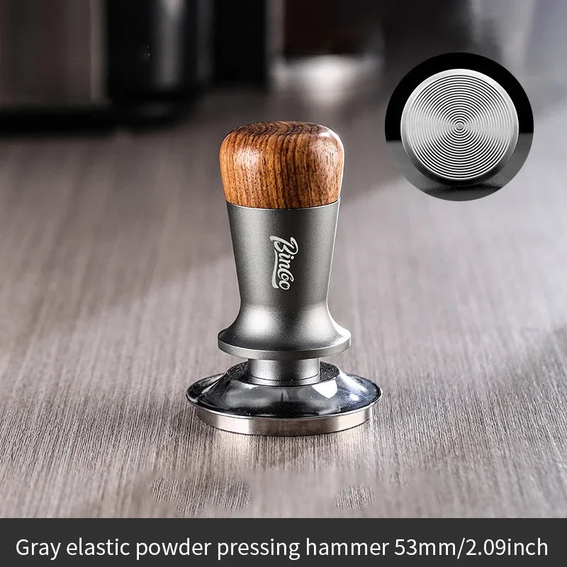 Bincoo Pro Constant-Force Tamper , 51/58mm Precision Fit, 30LB Consistent Pressure, Professional Espresso Tool
