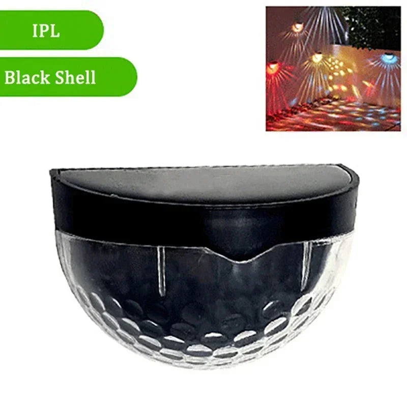 Solar Fence Light Outdoor Waterproof Wall Lamps Garden Energy Light Festoon Decoration LED for Garden Step Patio Stairs 1-24PCS