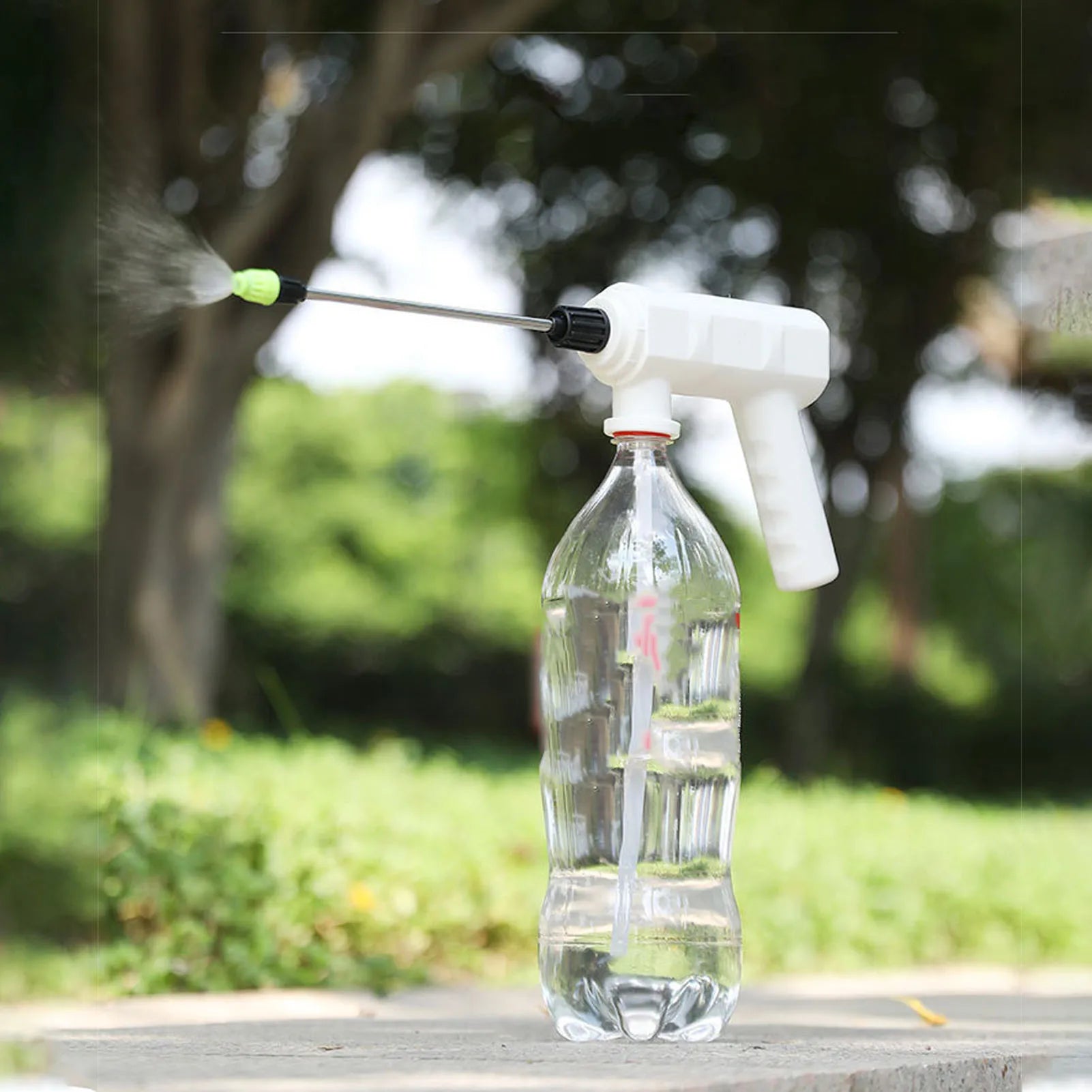 Cabezal Pulverizador a Batería Amplia Compatibilidad Boquilla Pulverizadora Eléctrica para Plantas Automática USB Recargable de Plástico para el Hogar