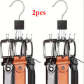 1/2 Piece Multifunctional Hook, Multi Claw Bag Storage Hook, Tie Metal Storage Suitable for Scarves, Belts, Home Storage