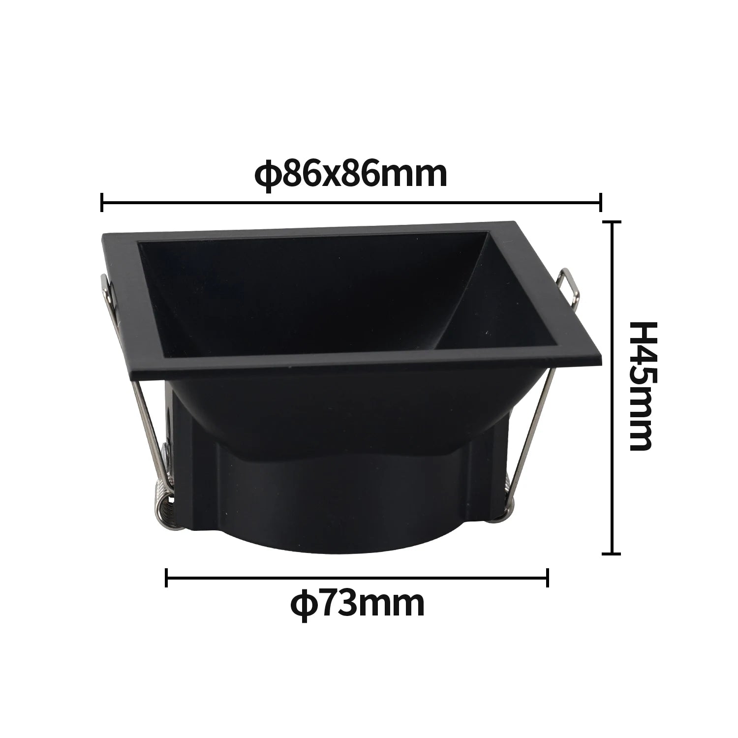 Recessed Mount Frame GU10/MR16 Lamp Holder Bathroom Spot Lighting Bracket SocketLamp Holder Socket Fitting Spot Lighting Fixture