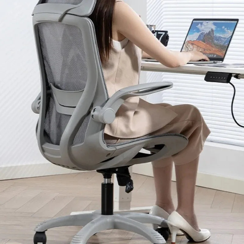 Silla de estudio, silla de oficina ergonómica, reposabrazos ajustable, dormitorio de estudiantes, respaldo para dormitorio, Sedie Da Ufficio, suministros de oficina para el hogar