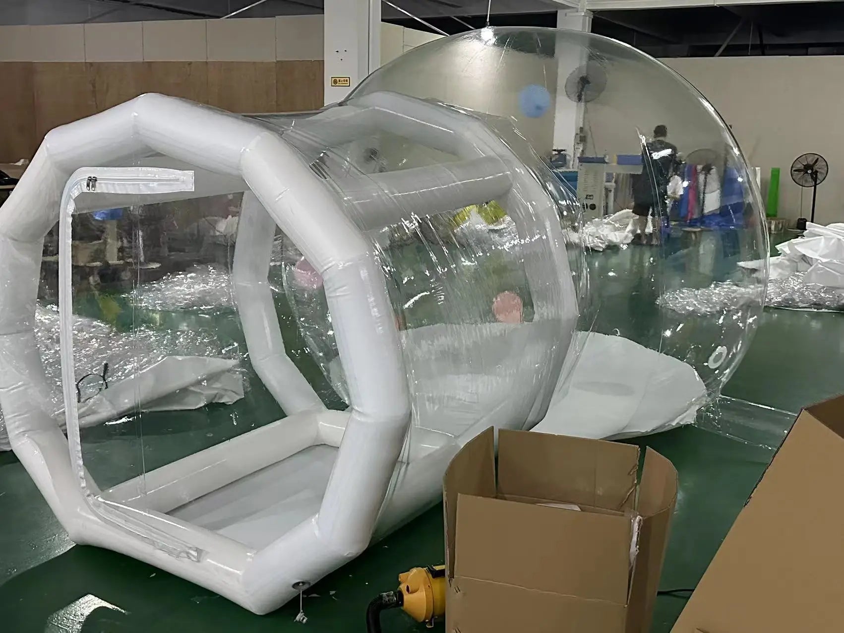 10ft TPU dia Inflatable Bubble Dome House Bounce House Hot Selling Transparent Inflatable Camping Tent with blower for Balloon