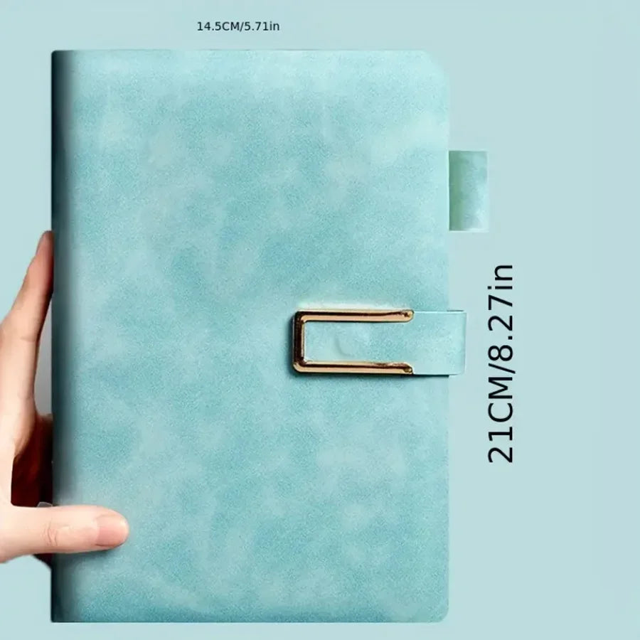 Cuaderno de cuero A5 vintage con tapa blanda personalizada, perfecto para reuniones de negocios y la vida universitaria