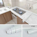40cm Mármol Papel Pintado Autoadhesivo Armario de Cocina Estufa Encimera Papel de Contacto PVC Impermeable Adhesivos de Azulejos de Renovación de Pared