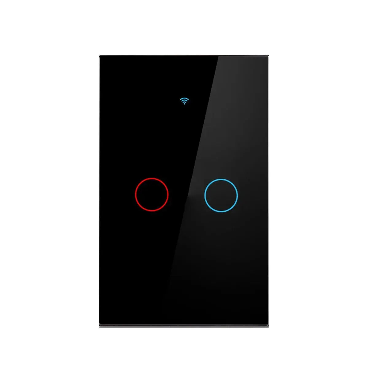 Funciona con el interruptor de luz de pared inteligente Tuya WIFI US/UE con panel táctil de vidrio y control remoto inalámbrico por voz con Alexa Google Home