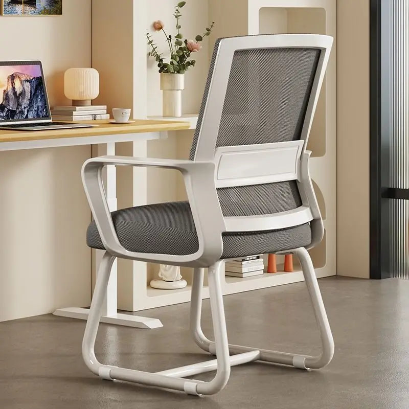 Silla de ordenador Silla gamer Silla ergonómica cómoda Silla sedentaria para oficina, reuniones, dormitorio, universidad, estudiantes, hogar, escritorio, taburete