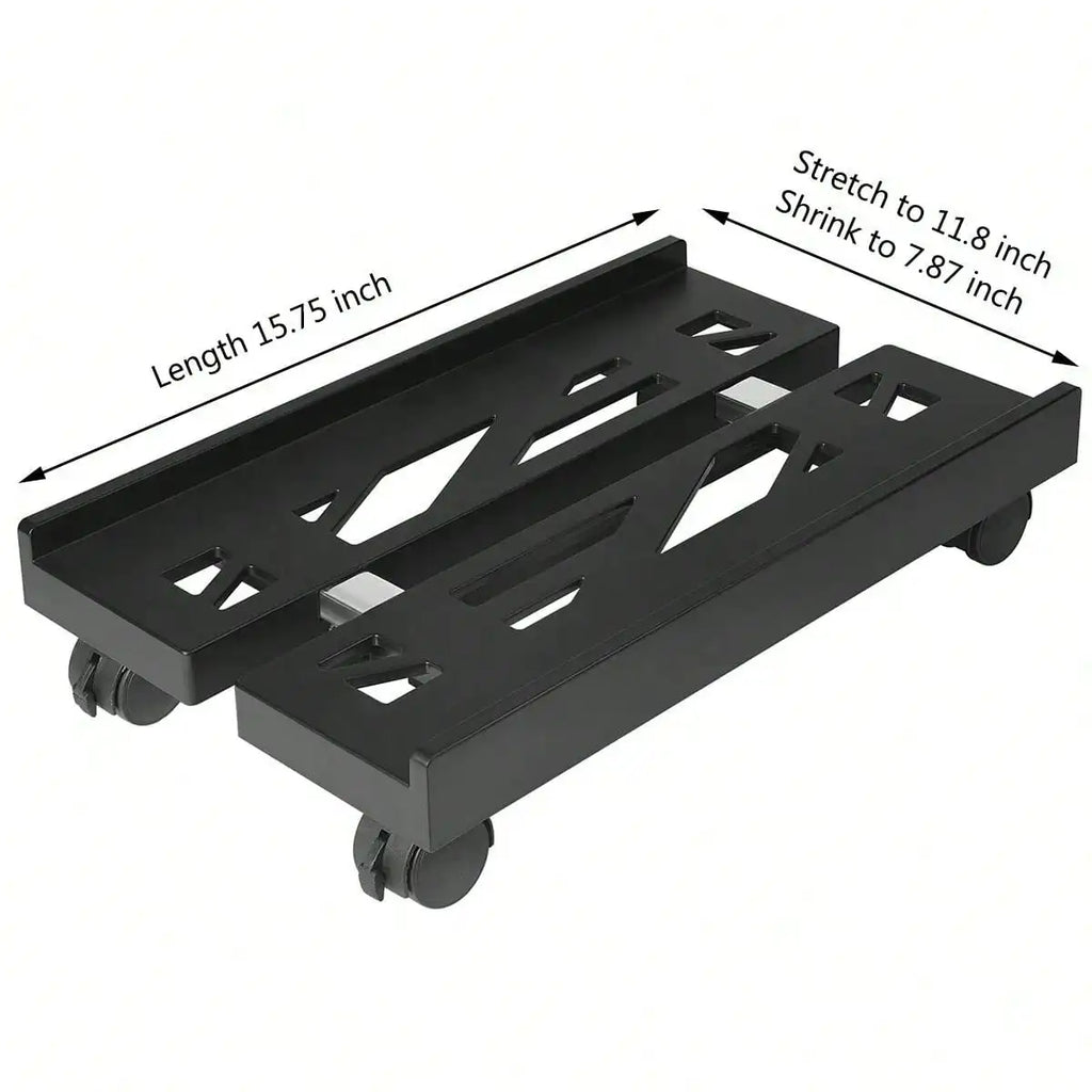 Soporte Móvil Ajustable para Torre de PC con Ruedas, Soporte para CPU debajo del Escritorio, Soporte Estable Ajustable para Host de Computadora para Oficina en Casa