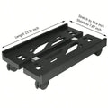 Soporte Móvil Ajustable para Torre de PC con Ruedas, Soporte para CPU debajo del Escritorio, Soporte Estable Ajustable para Host de Computadora para Oficina en Casa