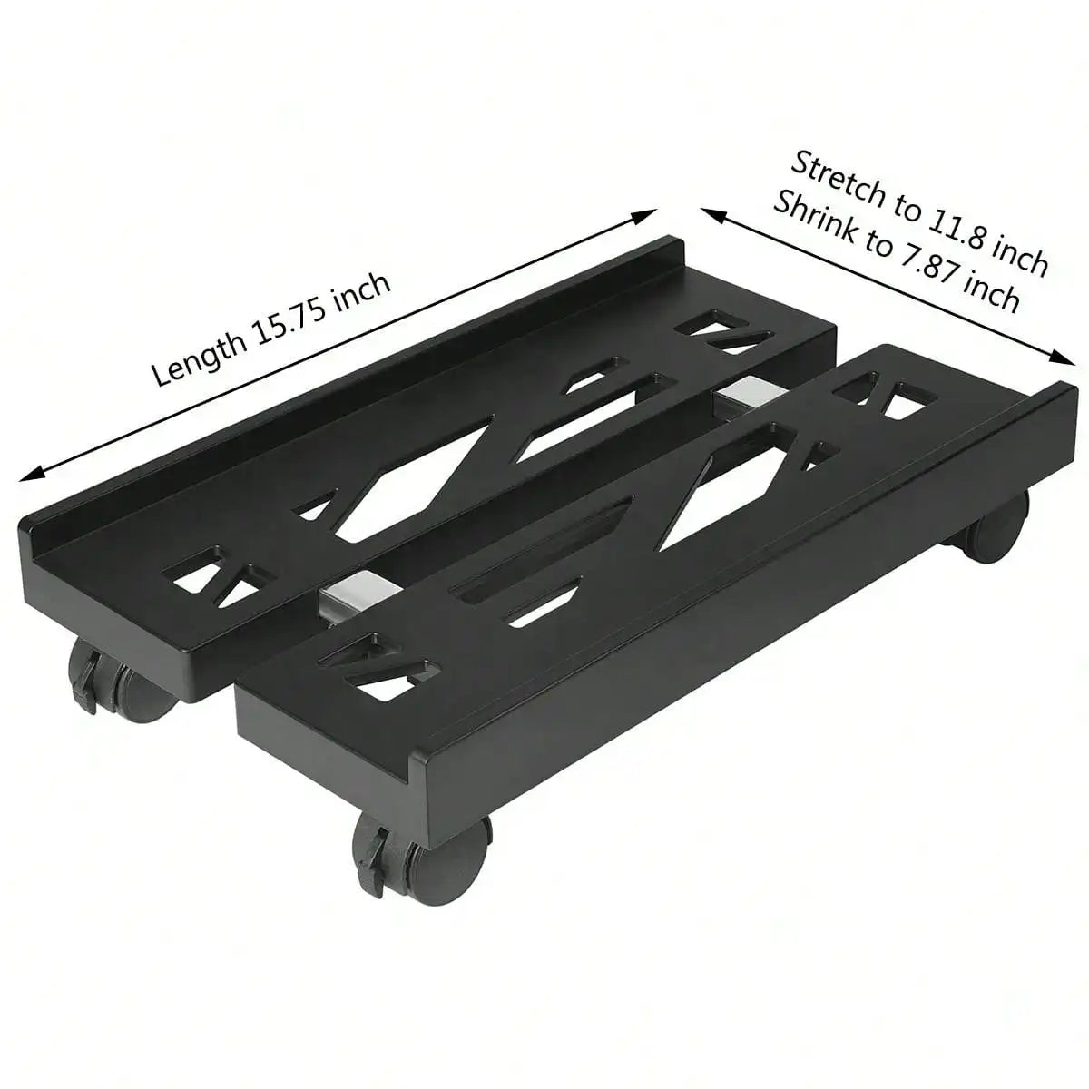 Soporte Móvil Ajustable para Torre de PC con Ruedas, Soporte para CPU debajo del Escritorio, Soporte Estable Ajustable para Host de Computadora para Oficina en Casa