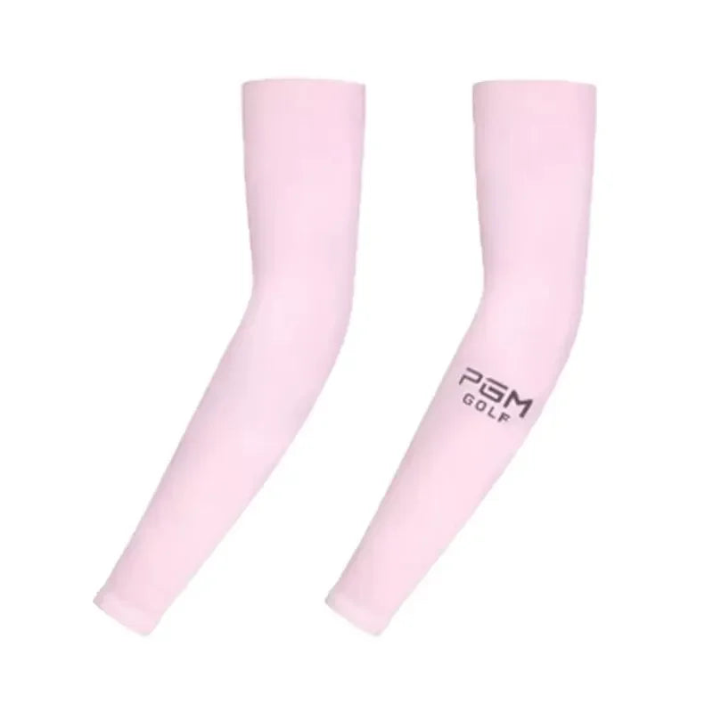 PGM 1 Par de Mangas de Brazo Accesorios de Camiseta de Golf para Hombres y Mujeres, Calentadores de Brazo, Protector Solar, Frío Helado, Transpirable, Ropa Deportiva al Aire Libre para 4 Estaciones XT002