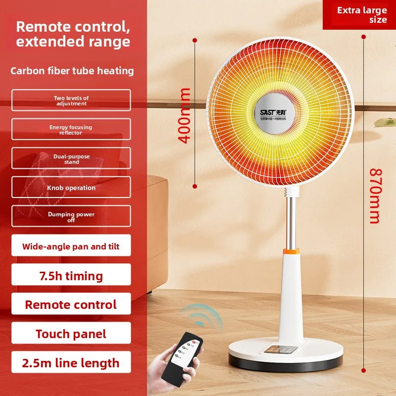 Calentador Eléctrico Portátil para Patio Exterior Eficiente Energéticamente Calentamiento Rápido Silencioso Compacto Camping Balcón Brasero Fogata Aquecedor