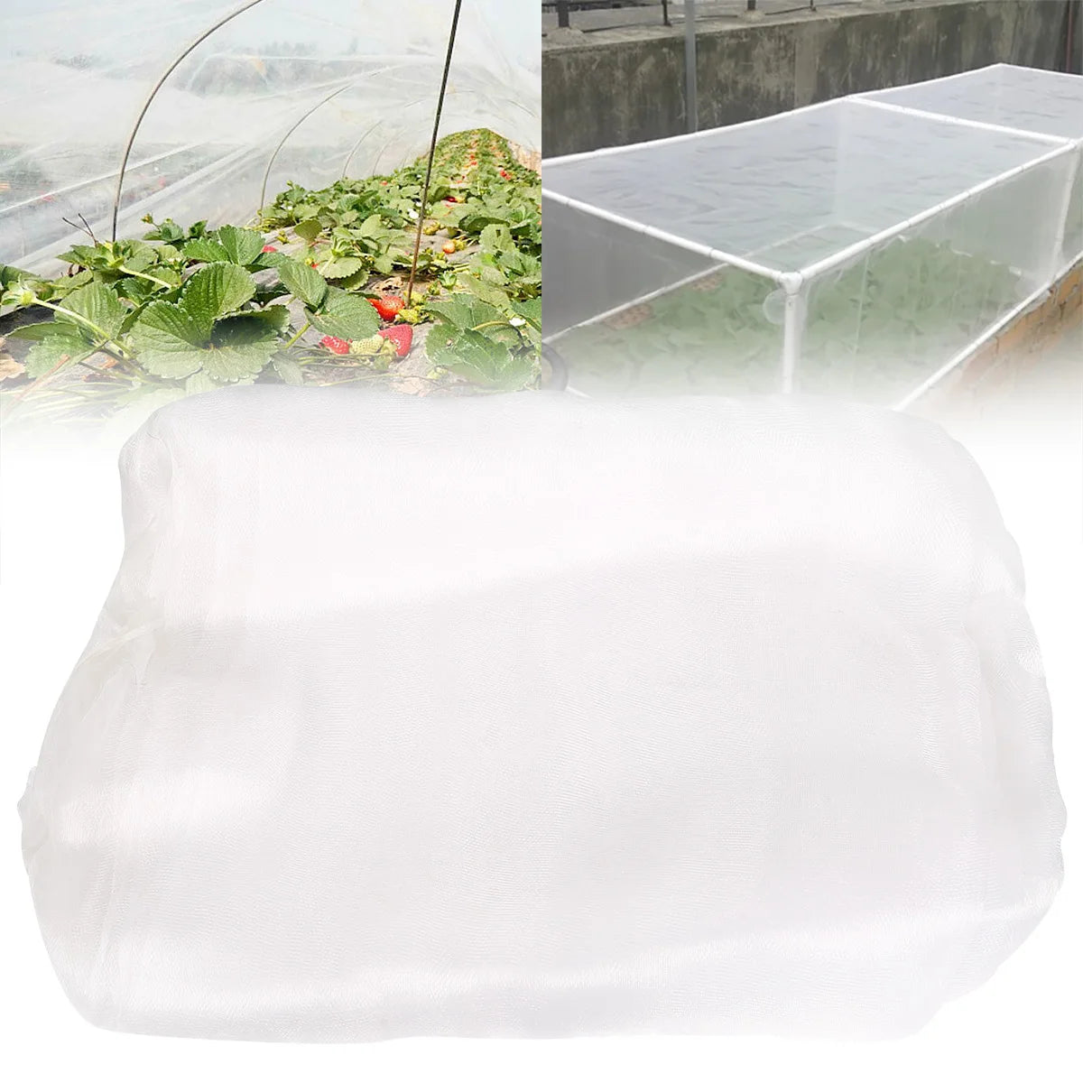 Red de Protección contra Insectos para Jardín, Cubierta Protectora de Plantas, Verduras y Frutas, Control de Pequeñas Plagas y Aves, Suministros para Jardinería