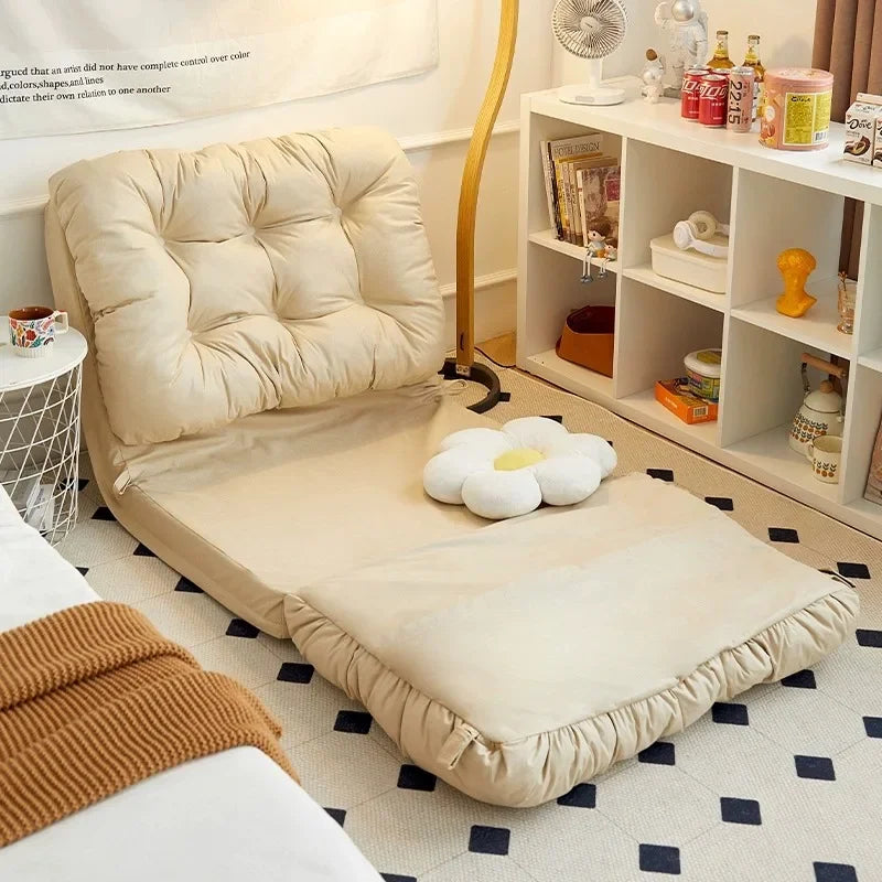 Sofá perezoso plegable, juego de tatami para dormitorio, respaldo de cama, balcón, silla grande, silla plegable, sofá lounge, reclinable individual para sala de estar 2025