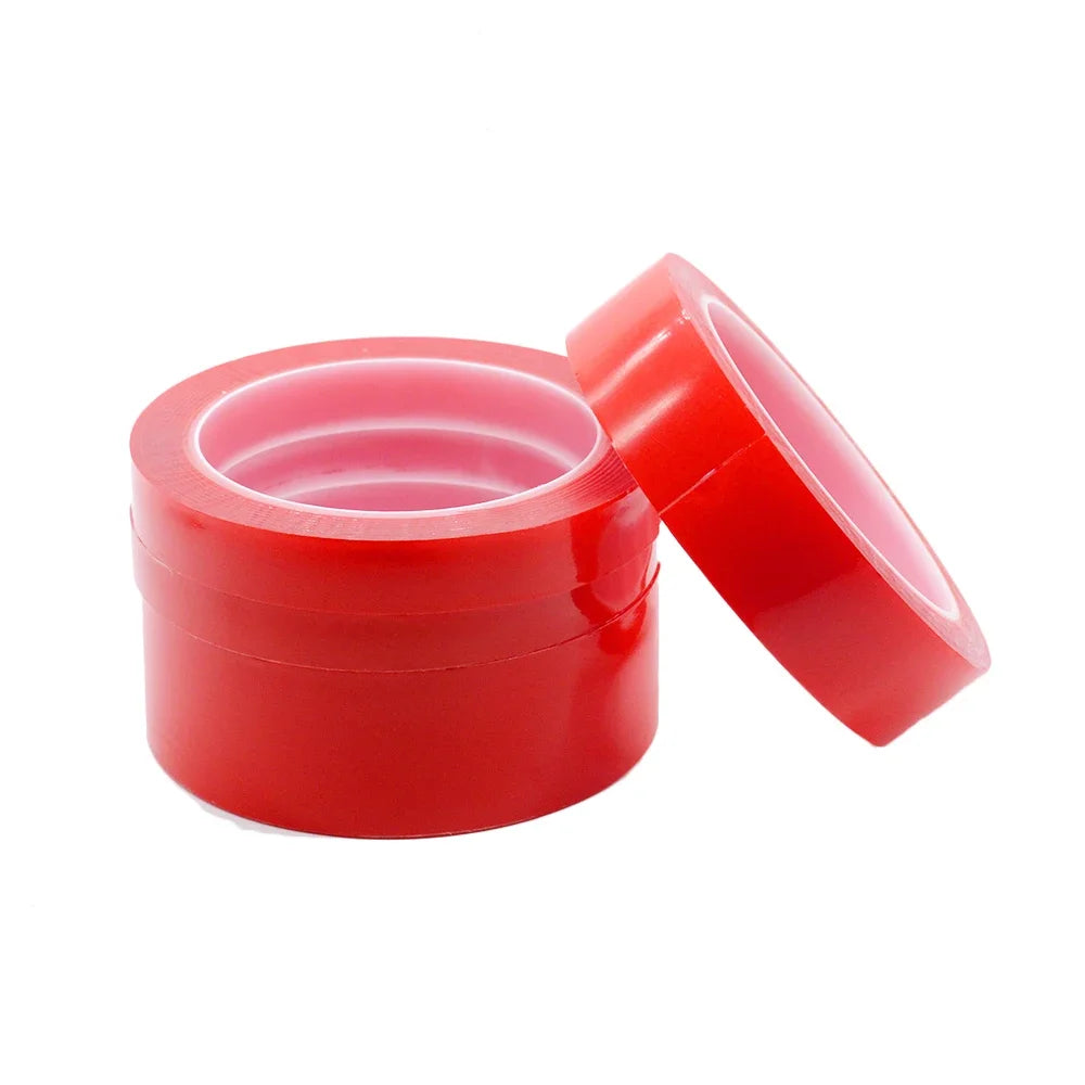 Cinta transparente resistente de 3M Cinta de doble cara resistente a la temperatura para coche Sin rastros Cinta impermeable Limpieza y protección del coche Herramientas