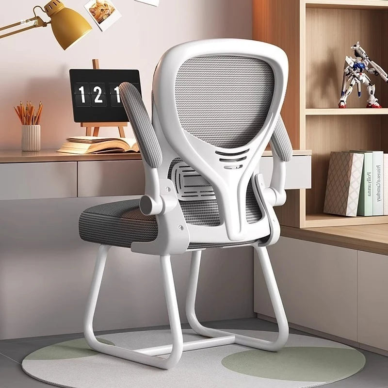 Silla de ordenador, Silla de respaldo sedentaria para el hogar, Escritorio de dormitorio, Oficina de estudio, Silla de deportes electrónicos, Silla ergonómica.