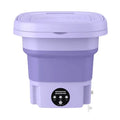 Mini lavadora plegable de 8L con secadora de centrifugado, lavadora pequeña portátil para calcetines, ropa interior, lencería, electrodoméstico que ahorra espacio