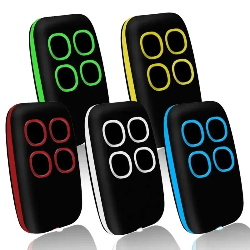Duplicador de control remoto RF para puerta de garaje 433MHz Clonador de código para llavero de puerta Transmisor manual de comando de 4 botones impermeable