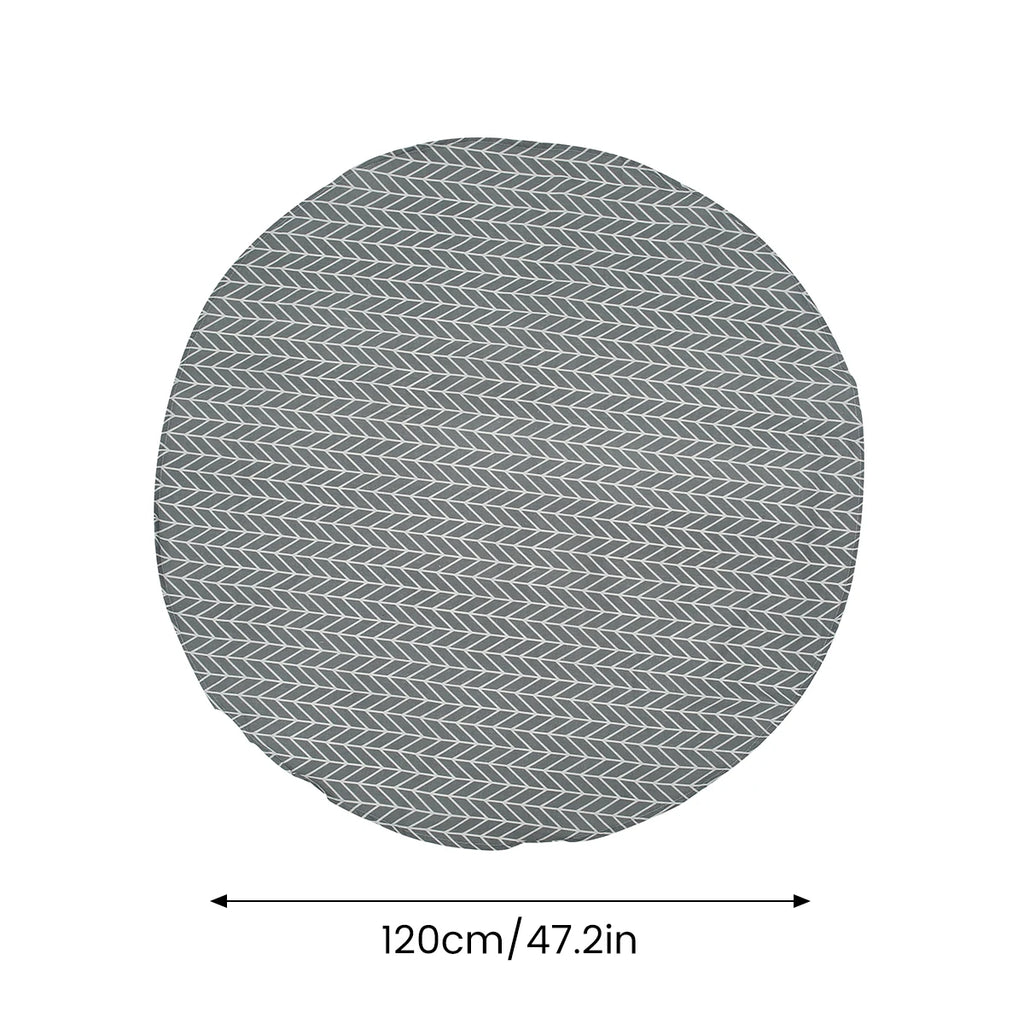 Round Tablecloth Washable Table Cloth Decorative Table Cover Indoor and Outdoor Holiday Home Christmas Party Picnic Dining Room