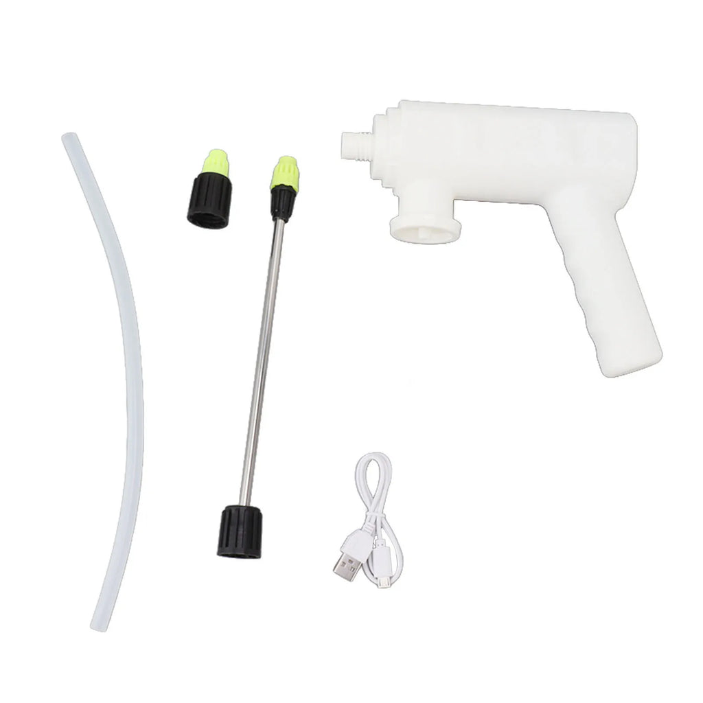 Cabezal Pulverizador a Batería Amplia Compatibilidad Boquilla Pulverizadora Eléctrica para Plantas Automática USB Recargable de Plástico para el Hogar