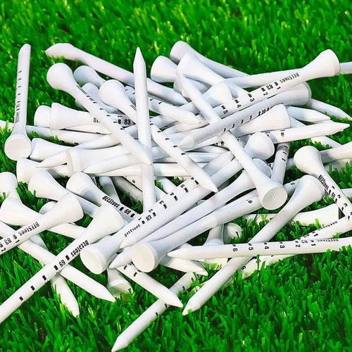 50 asientos de golf de madera duraderos estabilizan la bola en el campo para mantener un nivel de tee perfecto y mejorar la precisión Golf TE012