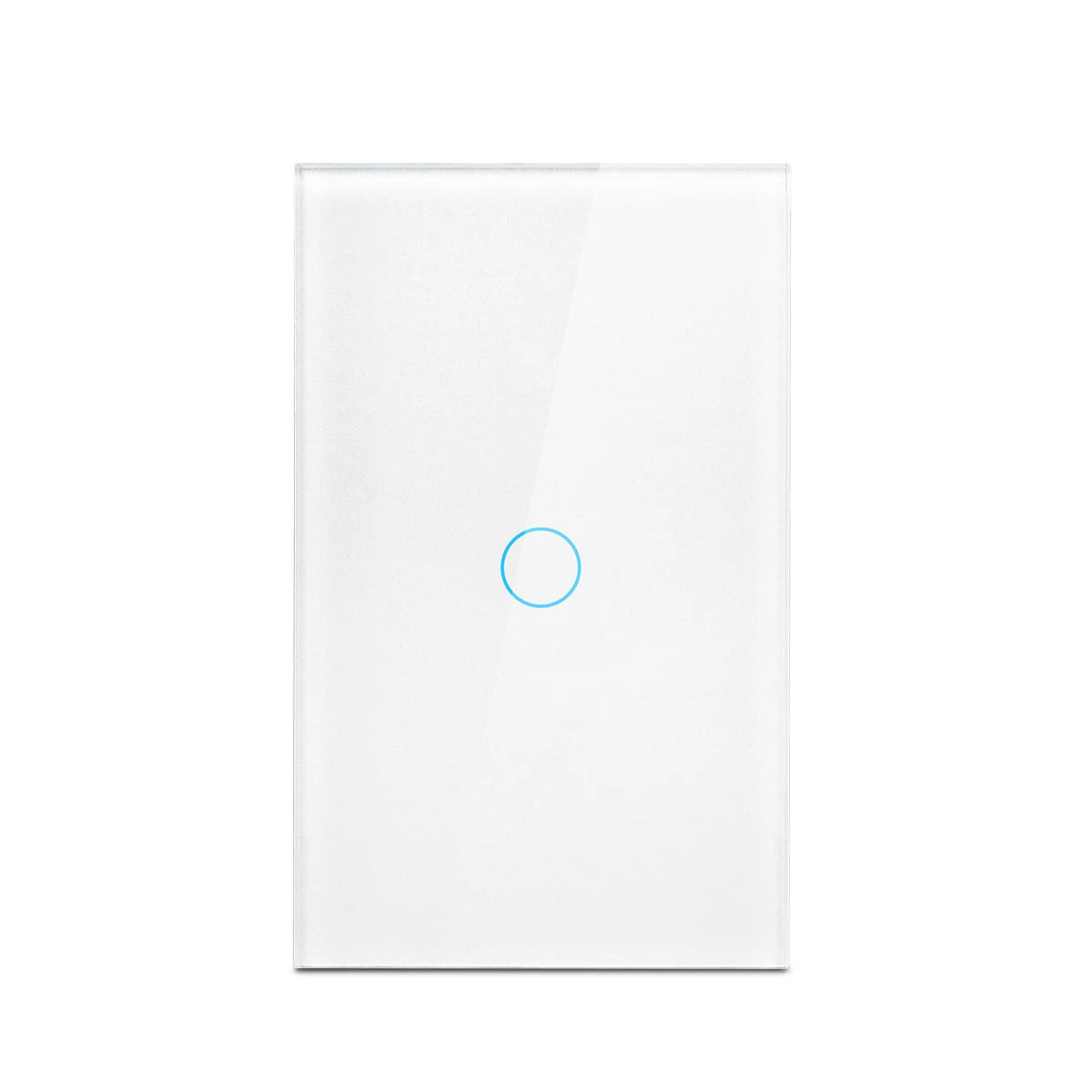 Interruptores de pared con panel LED de alimentación de AC100-240V con interruptor táctil, de cristal templado en blanco o negro, 1/2/3 grupos, interruptor.