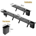 Foldable Computer Monitor Rack TV Set-Top Box Holder Shelf Monitor Screen Bracket Router Remote Stand Storage TV Top Rack Shelf