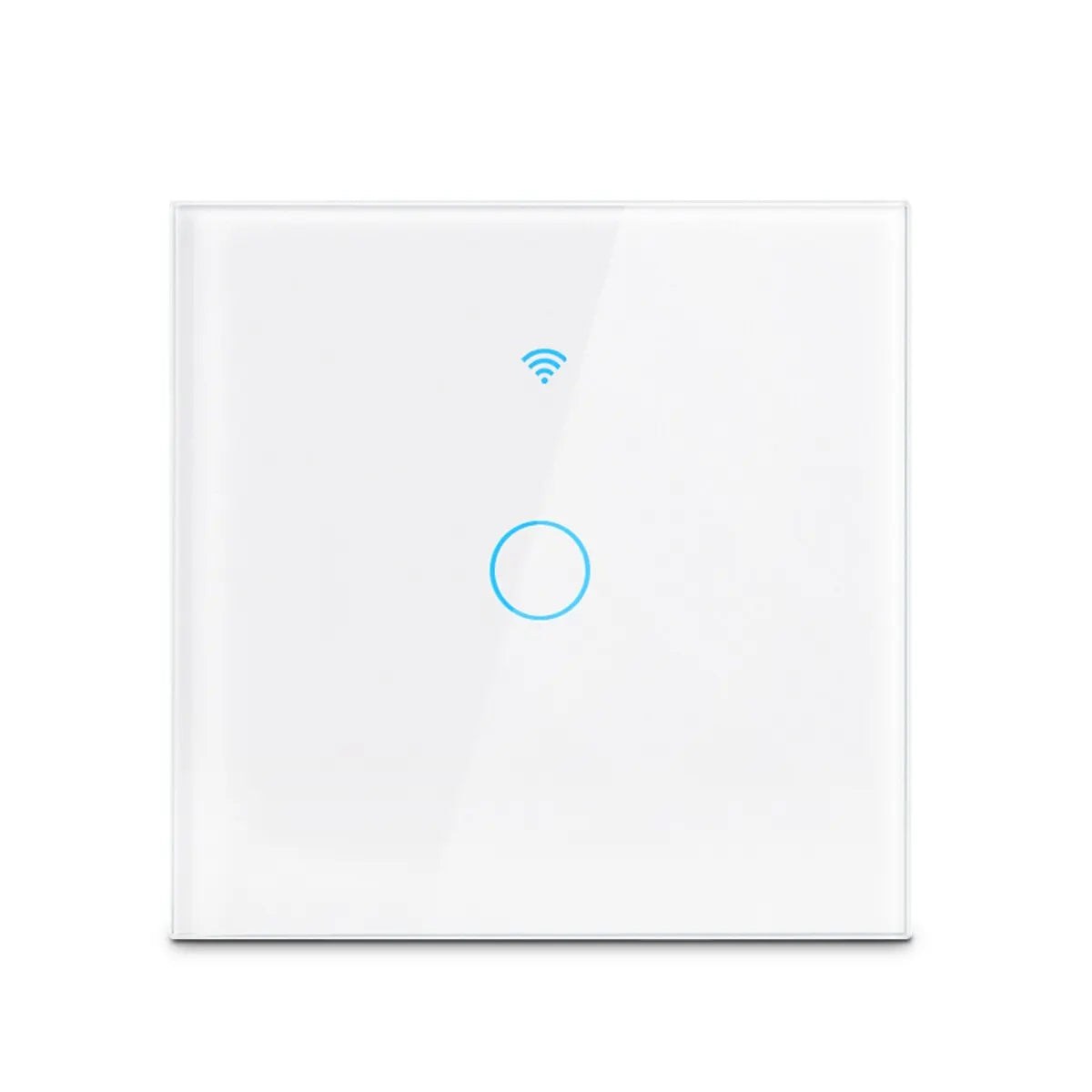 Funciona con el interruptor de luz de pared inteligente Tuya WIFI US/UE con panel táctil de vidrio y control remoto inalámbrico por voz con Alexa Google Home