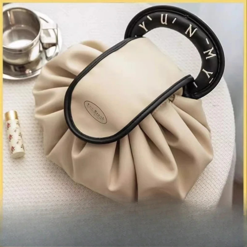 Bolsa de Almacenamiento de Viaje de Gran Capacidad con Cordón, Bolsas Organizadoras de Cosméticos y Maquillaje, Equipaje de Propósito Especial para Mujer