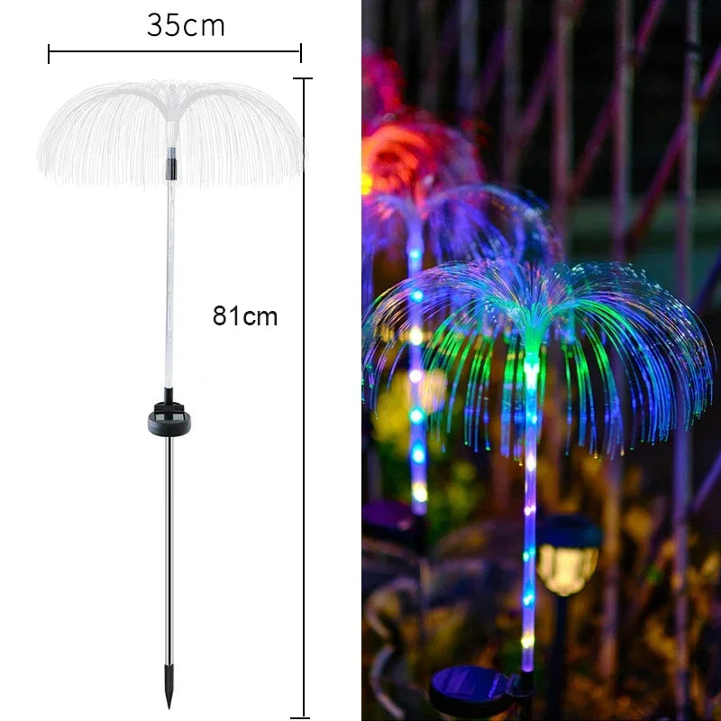 Luces solares LED de jardín medusas, impermeables para exteriores, adornos navideños, decoración de patio, balcón, césped, lámpara de flores con energía solar