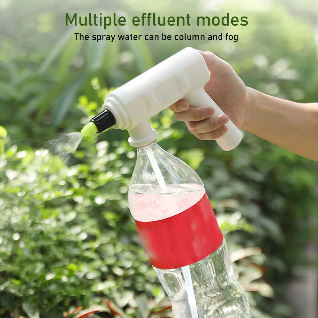 Cabezal Pulverizador a Batería Amplia Compatibilidad Boquilla Pulverizadora Eléctrica para Plantas Automática USB Recargable de Plástico para el Hogar