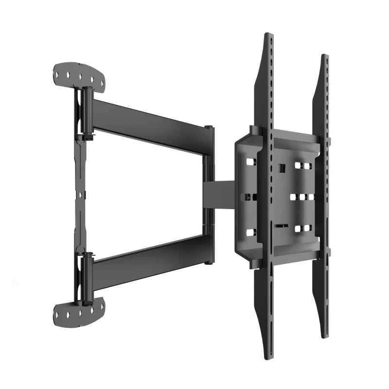Soporte de pared para TV de brazo largo extensible de 70 cm, soporte de pared para TV de movimiento completo de 32 a 65 pulgadas con giro, inclinación y nivelación, VESA máximo de 400x400 mm
