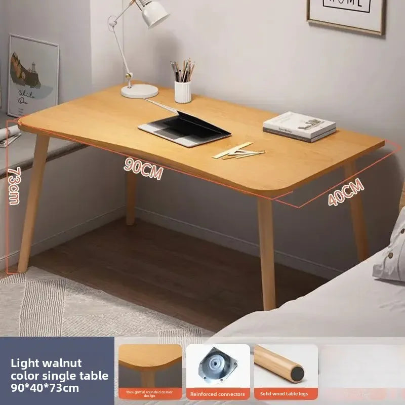 Escritorio de computadora ligero para estudiante, hogar, alquiler, dormitorio, escritorio, habitación, casa de alquiler simple, escritura, mesa de oficina, muebles de oficina