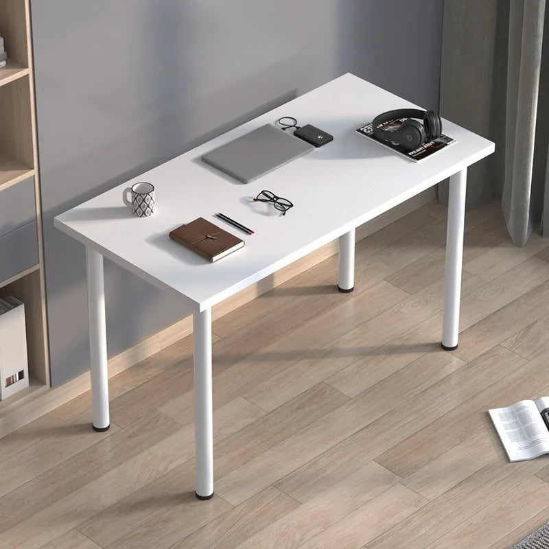 Escritorio de computadora, mesa e-sports para computadora, escritorio de dormitorio, escritorio para el hogar, mesa de escritura doble, mesa rectangular, banco de trabajo