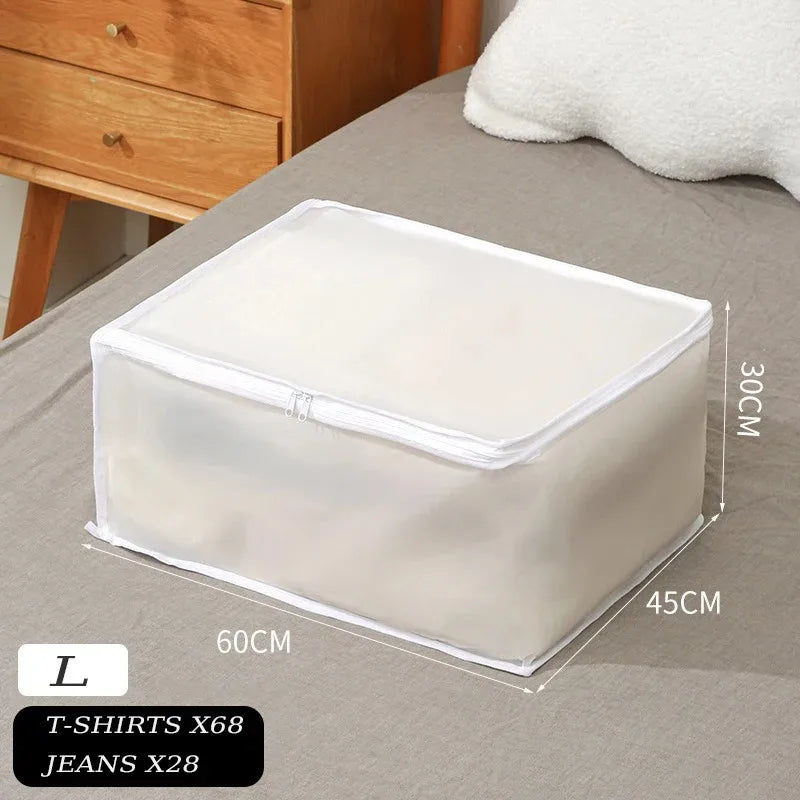 Bolsa de almacenamiento para debajo de la cama, bolsa plegable para edredones, caja de almacenamiento para ropa de armario, organizador a prueba de polvo, bolsa de almacenamiento de edredones de gran capacidad