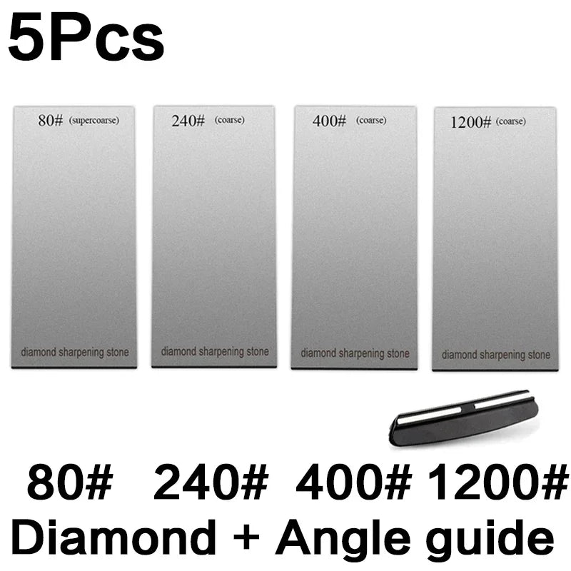 120/600/1500/3000 set Diamond sharpening stone base kitchen whetstone blade sharp bar Apex edge musat knife sharper flakes board