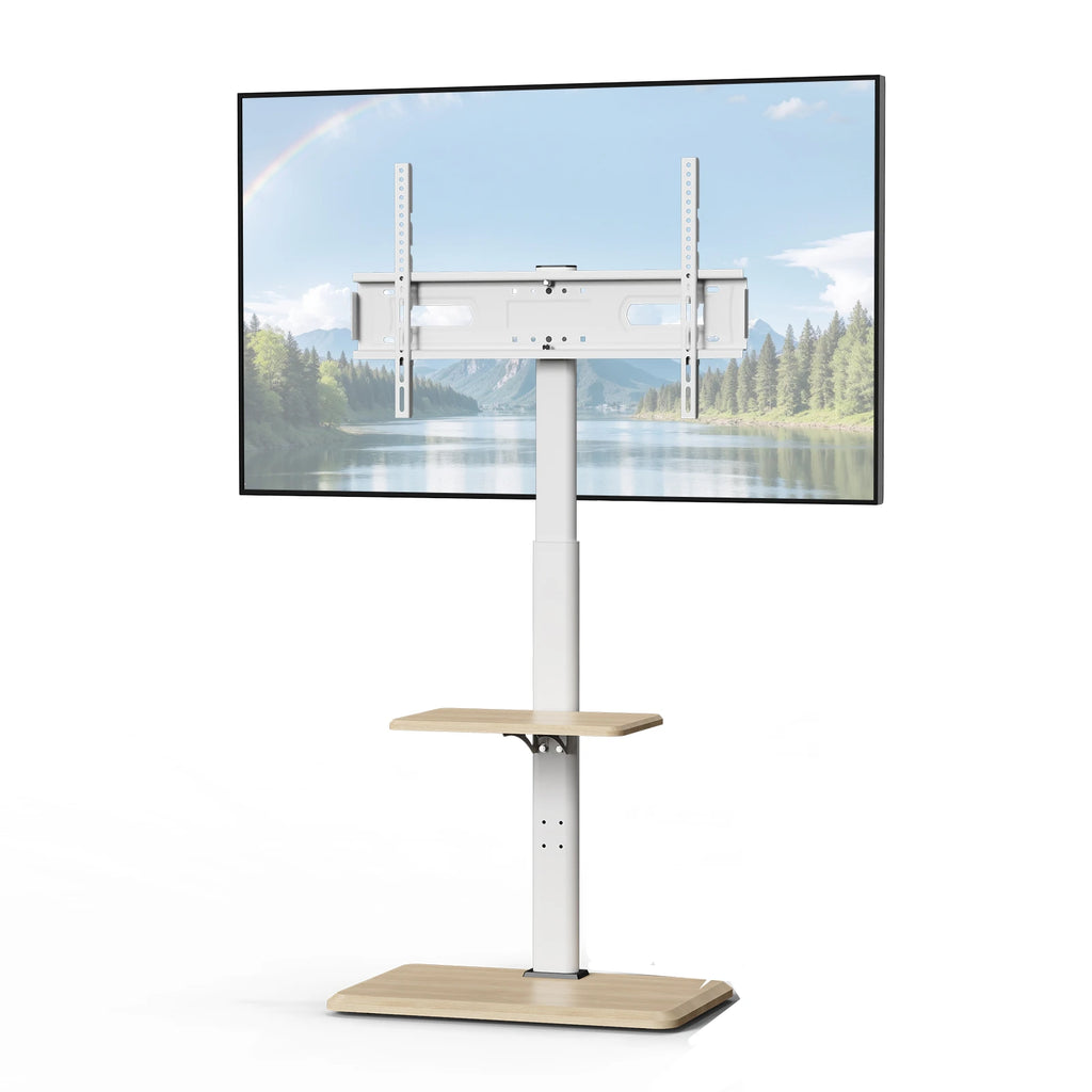 Soporte móvil para TV, soporte vertical de suelo para TV, carrito móvil para TV, carro de suelo para televisores de 26" a 75" de hasta 45 kg