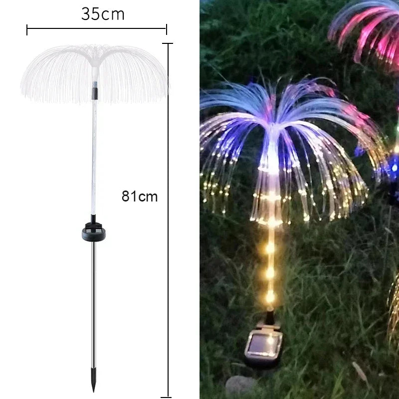 Luces solares LED de jardín medusas, impermeables para exteriores, adornos navideños, decoración de patio, balcón, césped, lámpara de flores con energía solar