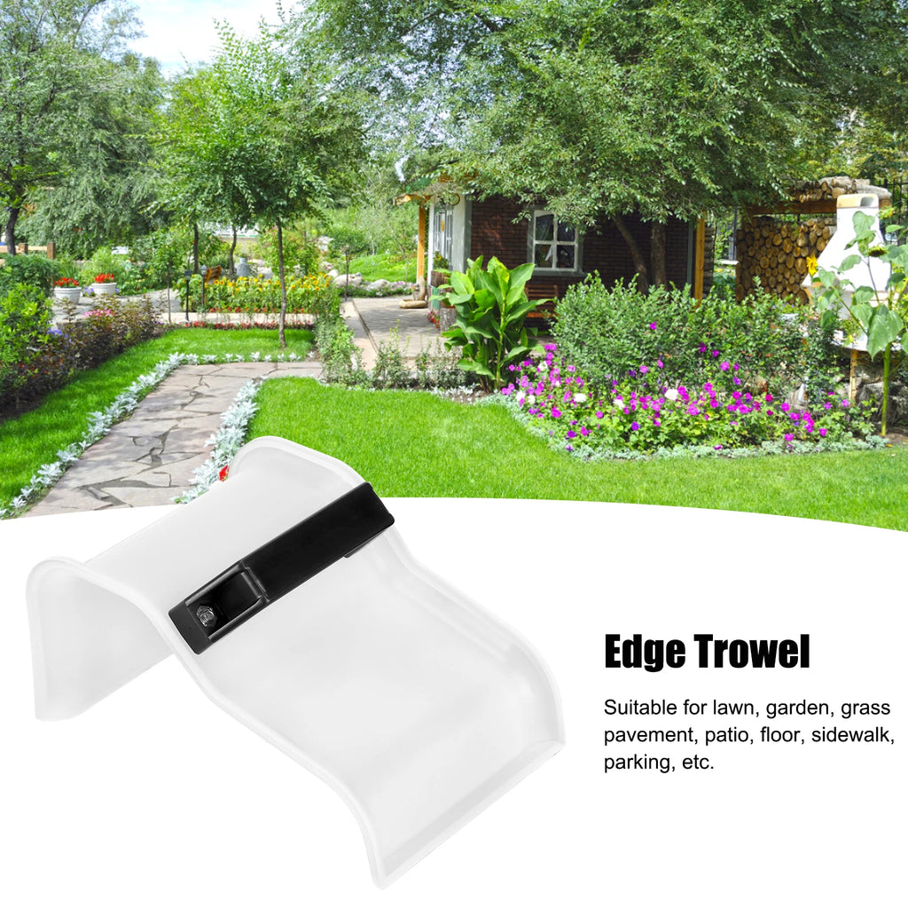 Llana de hormigón para bordillos Llana de hormigón para bordillos con mango para jardín, bricolaje, paisajismo, herramienta de moldeo, llana para bordes de hormigón