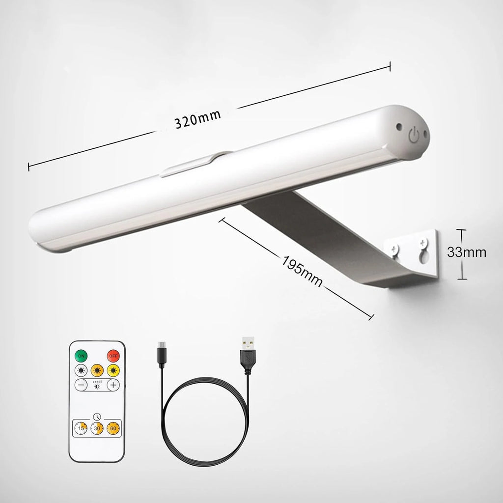 Living Room Wireless Wall Lamp With Remote Battery Operated Indoor LED Sconces Remote Control Paintings Picture Display Light