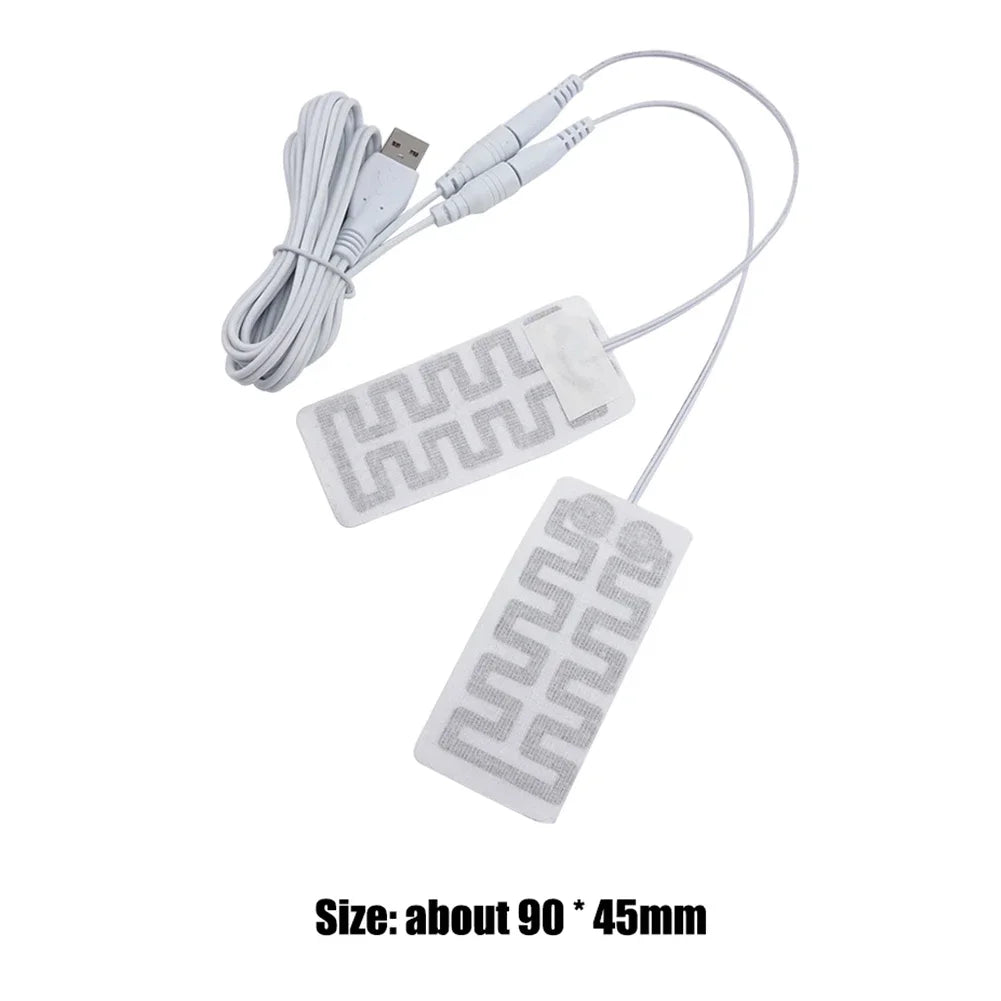 Almohadillas térmicas de 3 niveles para pantalones de invierno, almohadillas térmicas USB para ropa térmica DIY para camping de invierno al aire libre, senderismo, esquí, ciclismo