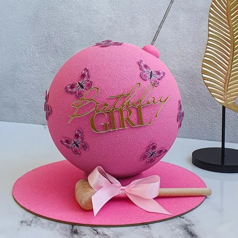 Nuevos adornos acrílicos para tartas de feliz cumpleaños para niños, decoración dorada para tartas de cumpleaños de niño o niña, regalo para baby shower, decoración de postres