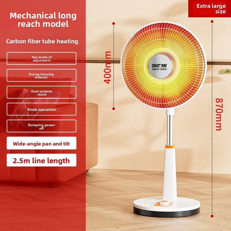 Calentador Eléctrico Portátil para Patio Exterior Eficiente Energéticamente Calentamiento Rápido Silencioso Compacto Camping Balcón Brasero Fogata Aquecedor